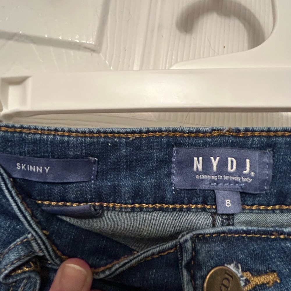 NYDJ Women's Dark Blue Skinny Jeans - Picture 2 of 2